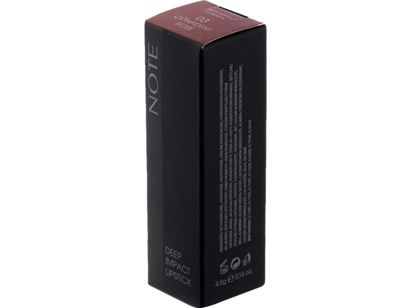 NOTE DEEP IMPACT LIPSTICK 03 CONFIDENT ROSE