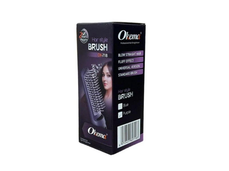OKEMA HAIR STYLER BRUSH OK-718