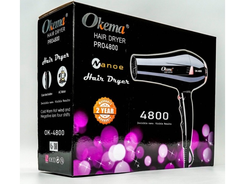 OKEMA HAIR DRYER PRO (OK 4800)