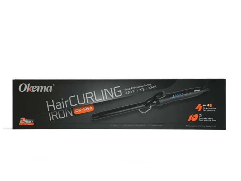 OKEMA HAIR CURLING IRON OK-1096
