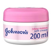 Johnsons 24 hour moisture soft cream 200ml