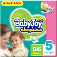 Babyjoy diapers no5 junior giant 66 pads